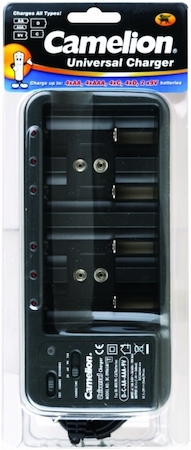 10521 Camelion BC-0906SM Titan (BC-0906SM, Унив. зар.ус-во для 2/4хAA, AAA, C. D. 9V, 250мА, без таймера)
