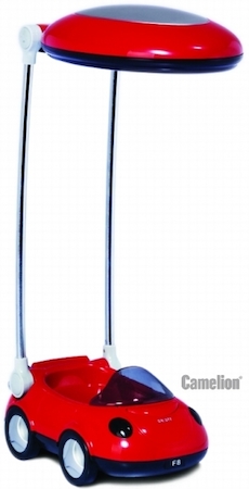 8250 Camelion KD-509 Машинка красная (Светильник настольный,230V,13W, G24Q3)