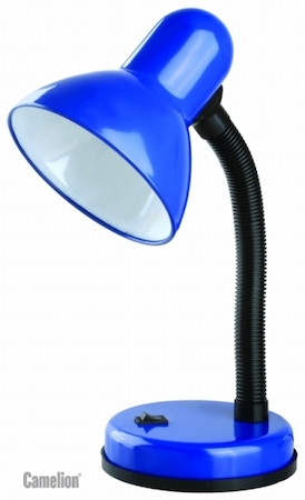 5752 Camelion KD-301 С06 синий (Светильник настольный,230V 60W)