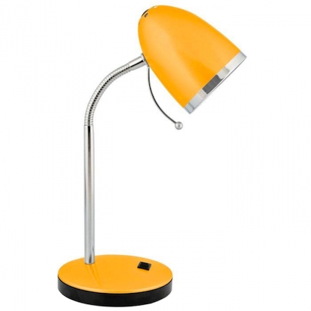 11480 Camelion KD-308  C11 оранжевый (Светильник настольный,230V 40W E27)