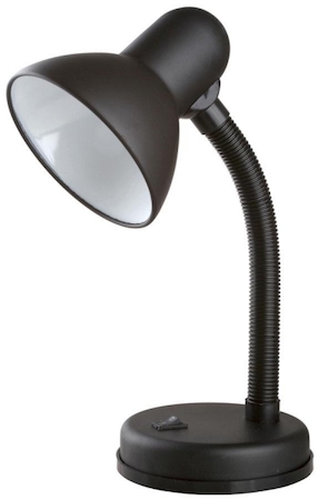 5754 Camelion KD-301 С02 черный (Светильник настольный,230V 60W)