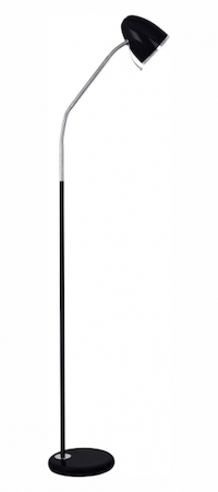 11484 Camelion KD-309  C02 чёрный (Светильник напольный, торшер, 230V 40W E27)