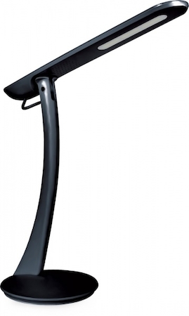 7153 Camelion KD-761  C02 Чёрный, LED  (Светильник настольный  230V, 3 Вт, светодиодн. матрица)