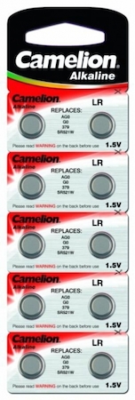 1557 Camelion G10  BL-10  (AG10-BP10, 389A/LR1130/189 бат-ка для часов)