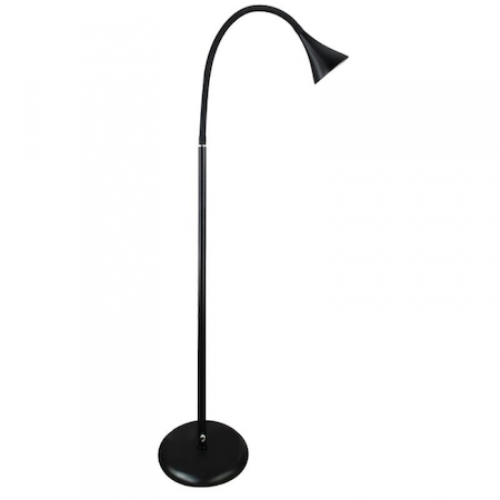 12510 Camelion KD-797  C02 чёрный  LED(Свет-к напольн.,торшер, 5 Вт, 230В,  4000К)