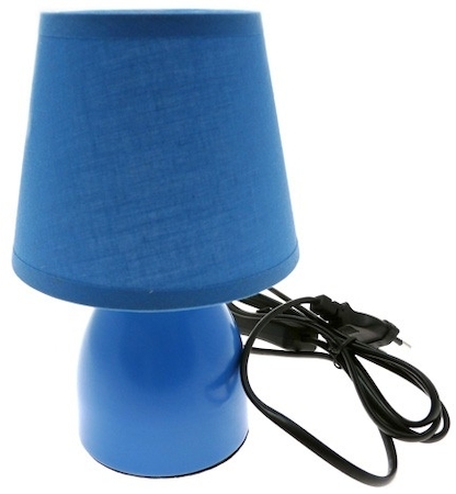 10685 Camelion KD-401  синий (Светильник настольн. декоративный, 220V,40W, E14)