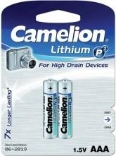 8129 Camelion  FR 03 Lithium BL-2 (FR03-BP2, батарейка,1.5В)