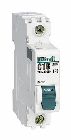 DEKraft 11151DEK Авт. выкл. 1Р 8А х-ка C ВА-101 4,5кА