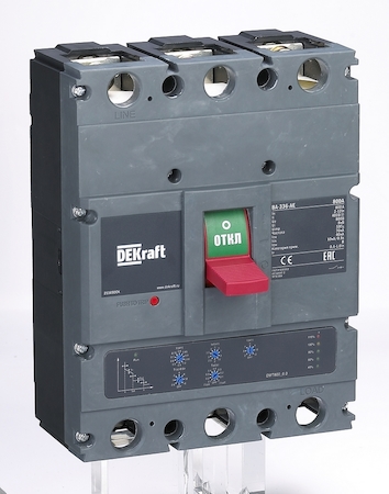 DEKraft 21164DEK Автоматический выключатель 3P 800А c Ir=320А-800А 70кА