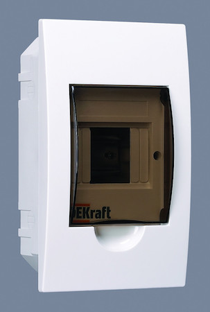 DEKraft 31001DEK Корпус пласт. встраиваемый 4 модуля, IP41, ЩРВ-П