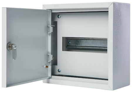 30201DEK Корпус мет. нав. 250х250х120, 9 мод., IP31, ЩРН-9 DEKraft
