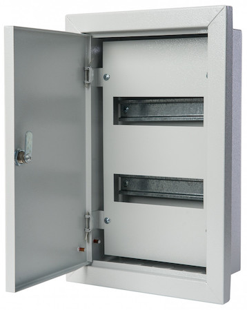 30104DEK Корпус мет. встр. 430х330х120, 18 мод., IP31, ЩРВ-18 DEKraft