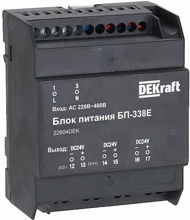 DEKraft 22604DEK Блок питания, Uвх 220В АС, Uвых 24В DC, 7 Вт