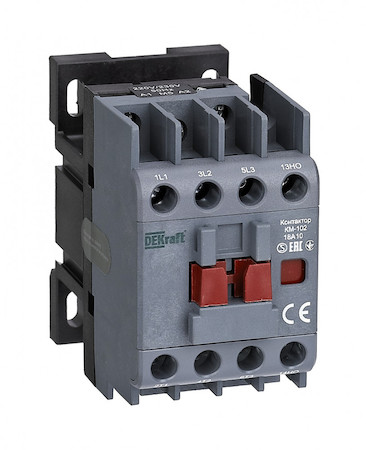 DEKraft 22081DEK Контактор 18А 24В АС3 АС4 1НО КМ-102