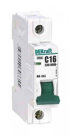 DEKraft 12059DEK Авт. выкл. 1Р 20А х-ка C ВА-103 6кА