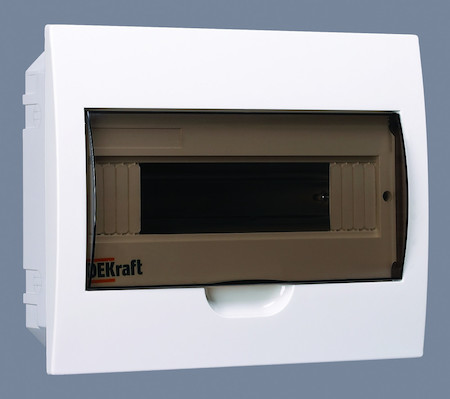 DEKraft 31004DEK Корпус пласт. встраиваемый 12 модулей, IP41, ЩРВ