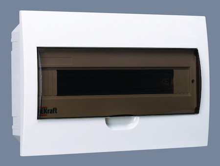DEKraft 31005DEK Корпус пласт. встраиваемый 18 модулей, IP41, ЩРВ