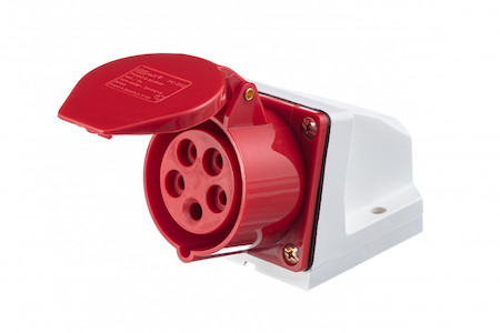 DEKraft 26030DEK Розетка стационарная 115 3Р+РЕ+N 16А 380В IP44 РС-102 D