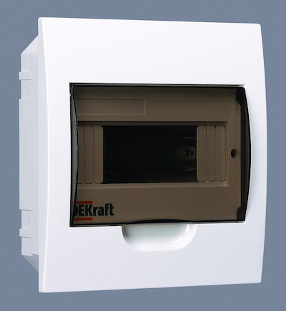 DEKraft 31003DEK Корпус пласт. встраиваемый 8 модулей, IP41, ЩРВ-