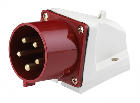 DEKraft 26024DEK Вилка стационарная 525 3Р+РЕ+N 32А 380В IP44 ВС-102 DEKra