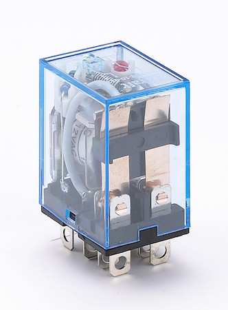 DEKraft 23202DEK Промежуточное реле 2 конт. с инд. LED 10А 12В AC ПР-
