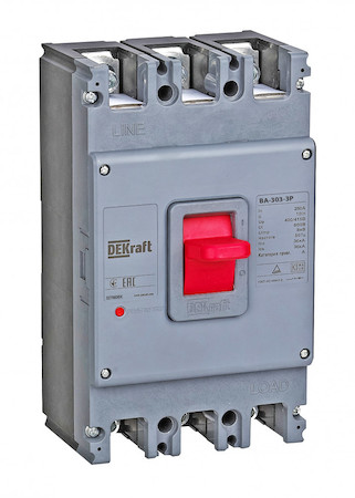 DEKraft 22792DEK Силовой авт. выкл. 4P 350А 35кА ВА-305