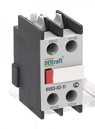 DEKraft 24100DEK Приставка контактная доп.контакты 1НО+1НЗ ли