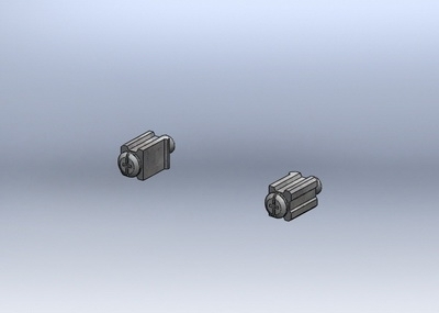 ДКС R5CE302 Стойки, для крепления задних панелей, 1 упаковка - 8 шт.