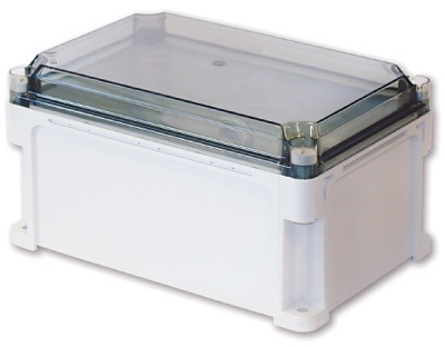ДКС 543301 Корпус IP67 400х300х160 (выс.крышки 35),сплошн.стенки,прозр.крыш.