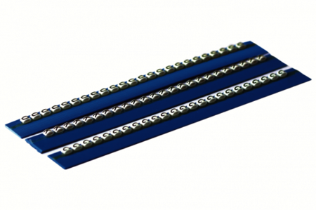 ДКС BL117G999W Планка 3 пустая белая