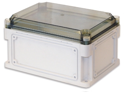 ДКС 543311 Корпус IP67,400х300х160 (выс.крышки 35),стнк.выбв.флнц.,прозр.крыш.