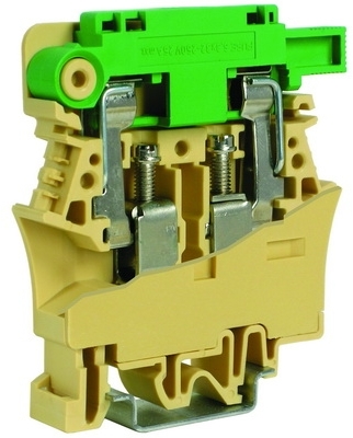 ДКС ZFP912 FPL.10/C12, держатель предохранителя 10кв.мм бежевый с LED 12В