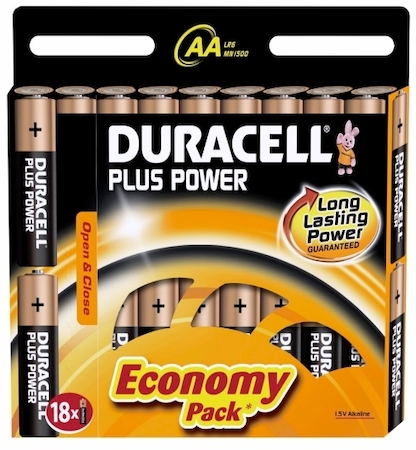 81422449 Duracell LR6-18BL BASIC NEW (18/180)  - NEW!!!