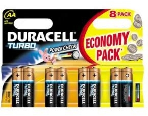 Duracell 81417105 DURACELL LR6-8BL TURBO (8/96/18240)