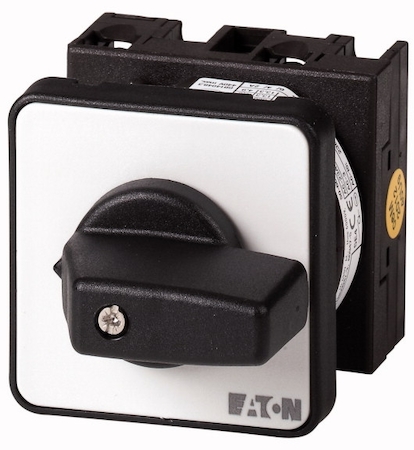 EATON 0000016619 Выключатель , 3P +2 НО +1 НЗ , Ie = 12A , Пол. 0-1 , 90 °, 48х48 мм , переднее крепление