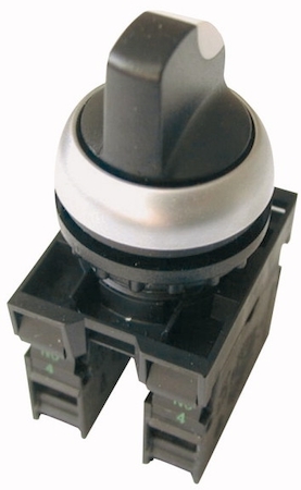EATON 0000216520 Переключатель с поворотной ручкой 3-х позиционный в сборе, с фиксаций, 2 замыкающих контакта
