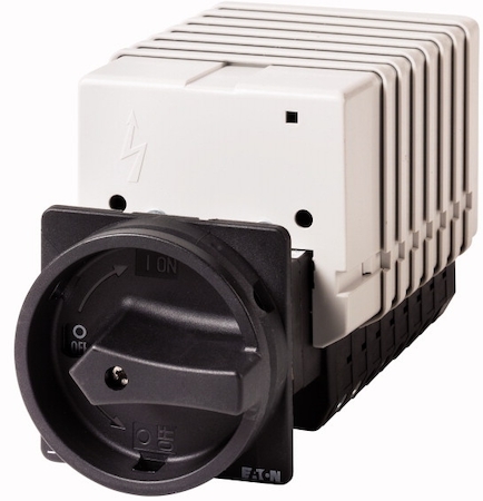 EATON 0000908139 Главный выключатель , специальная конструкция, 6 контактных модулей , Ie = 80A , черная ручка, заднее крепление
