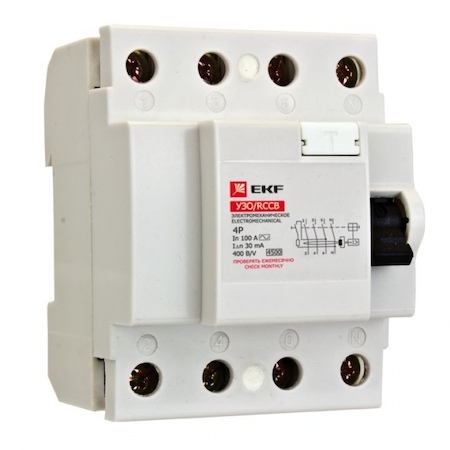 elcb-4-16-30-em-sim УЗО 4P 16А 30мА тип АС эл-мех EKF