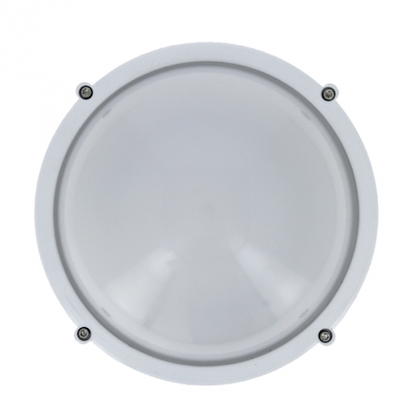 PWD-MR-8-4K-IP65-W-LED Светильник светодиодный ЖКХ металл белый круг 8Вт IP65 серии PWD-LED EKF Proxima