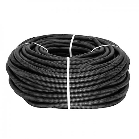tpnd-40 Труба гофр. ПНД Plast с зондом d40мм (15м.) EKF 