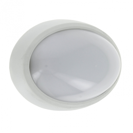 PWD-PO-6-4K-IP65-W-LED Светильник светодиодный ЖКХ пластик белый овал 6Вт IP65 серии PWD-LED EKF Proxima