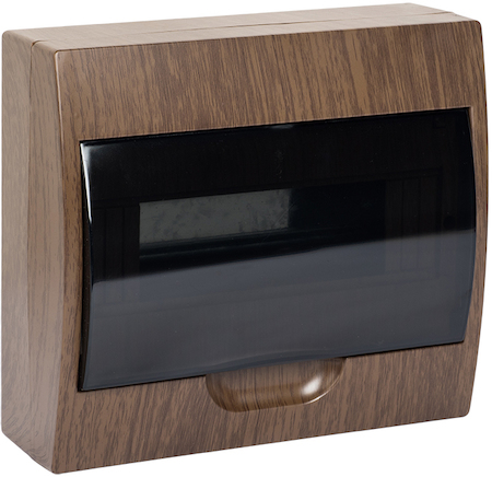 Фото EKF pb40-n-10-dark Щит ЩРН-П-10 IP41 темное дерево PROxima