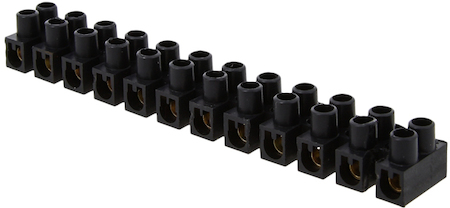 plc-KK-10-10-ps-b Колодка клеммная (10мм.) 10А полистирол черная (10шт.) EKF PROxima