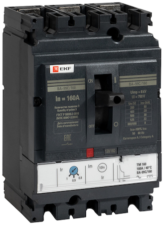 mccb99C-160-160 Выключатель автоматический ВА-99C (Compact NS)  160/160А 3P 36кА EKF PROxima