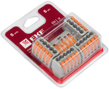 EKF plc-smk-415b Клемма СМК 222-415 блистер (5шт)