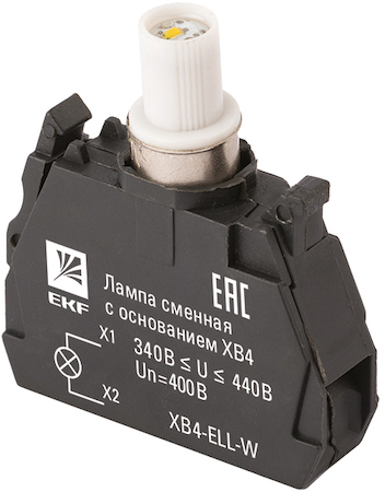 XB4-ELL-W Лампа сменная c основанием XB4 белая  400В EKF PROxima