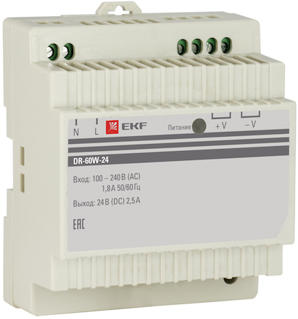 dr-60w-24 Блок питания 24В DR-60W-24 EKF PROxima
