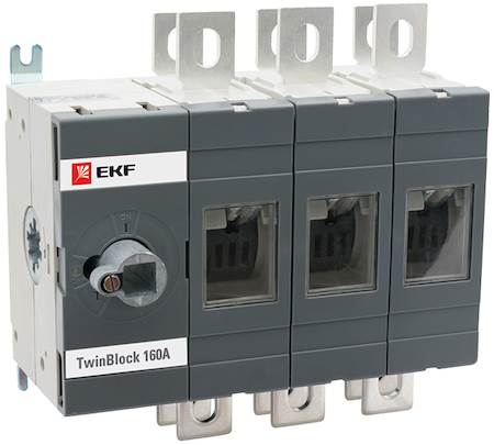 tb-s-800-3p-rev Рубильник   800A 3P реверсивный без рукоятки управления TwinBlock EKF