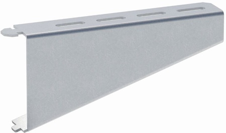 kz400-HDZ Кронштейн замковый осн.400мм (1,5мм) HDZ EKF