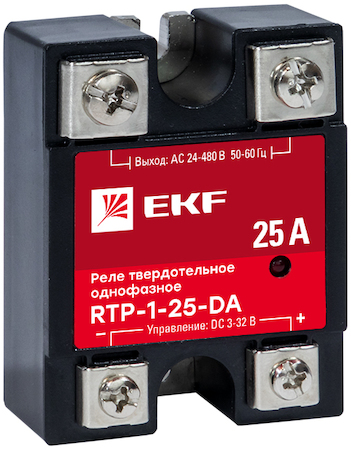 rtp-1-25-da Реле твердотельное однофазное RTP-25-DA EKF PROxima
